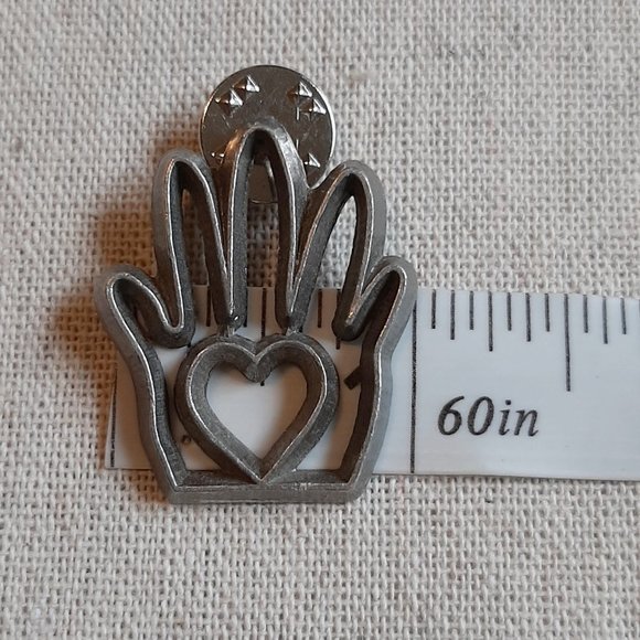 Vintage Pewter Brooch Pin Lot LCD Ann Clarke for Teacher Cottage Core - Picture 5 of 13